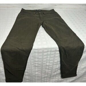 MINTY! DU/ER Jeans Pants Mens 32 x 32 Olive Green N2X SLIM FIT Stretch 5 Pocket